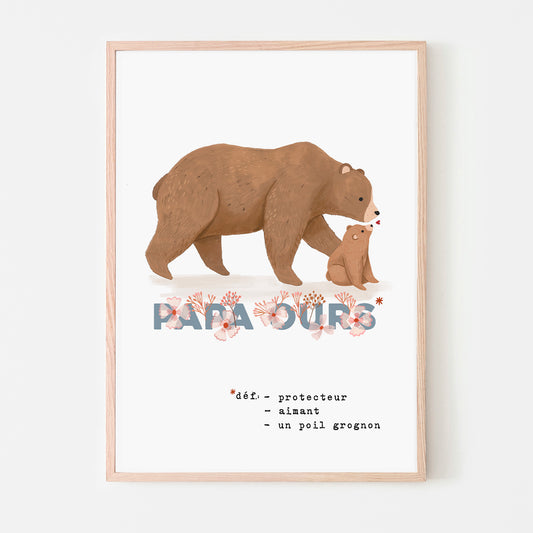 affiche - Papa Ours