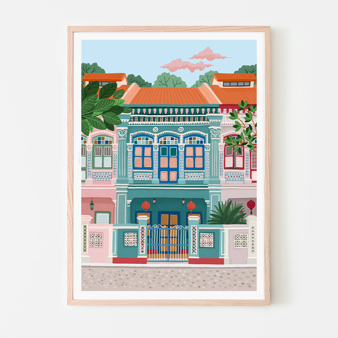 affiche - Peranakan house - Singapour