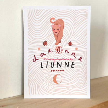 affiche - Daronne Lionne - wild