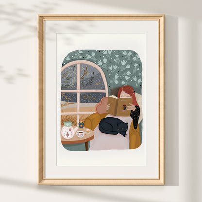 affiche - "rester au chaud"