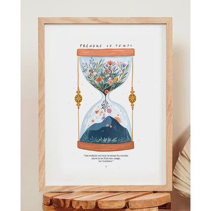 affiche - "prendre le temps"