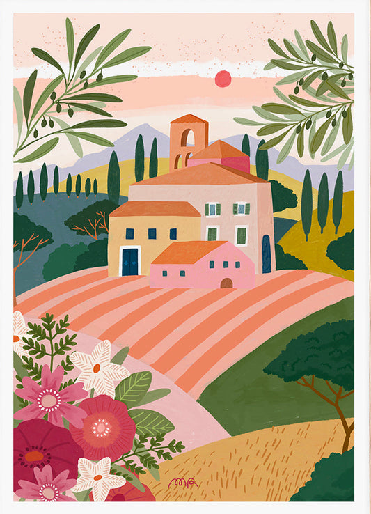 affiche - Toscane - Italie