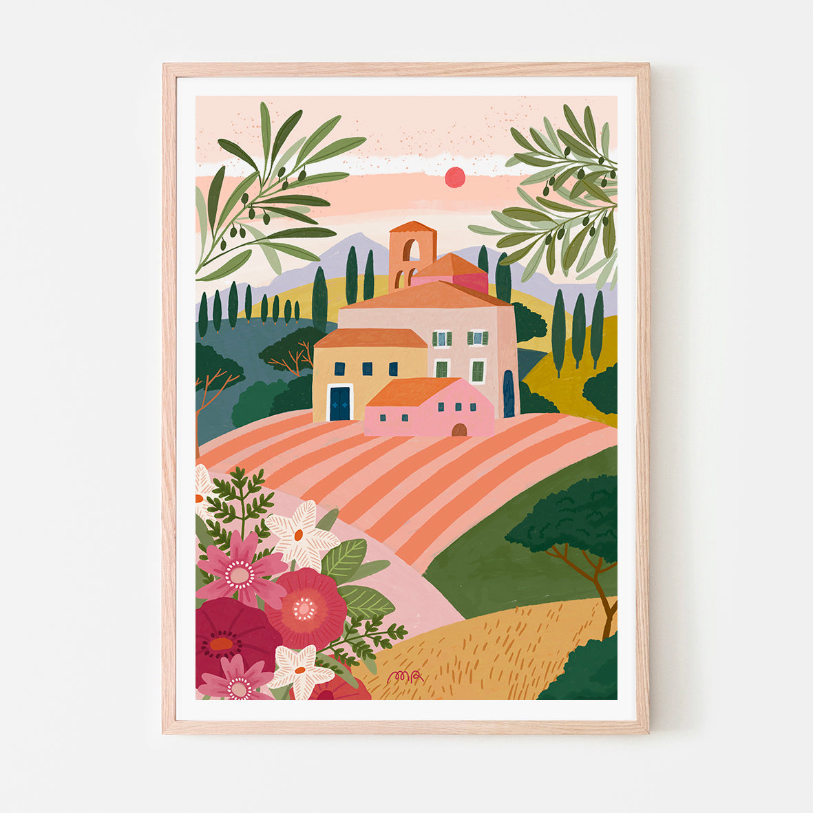 affiche - Toscane - Italie