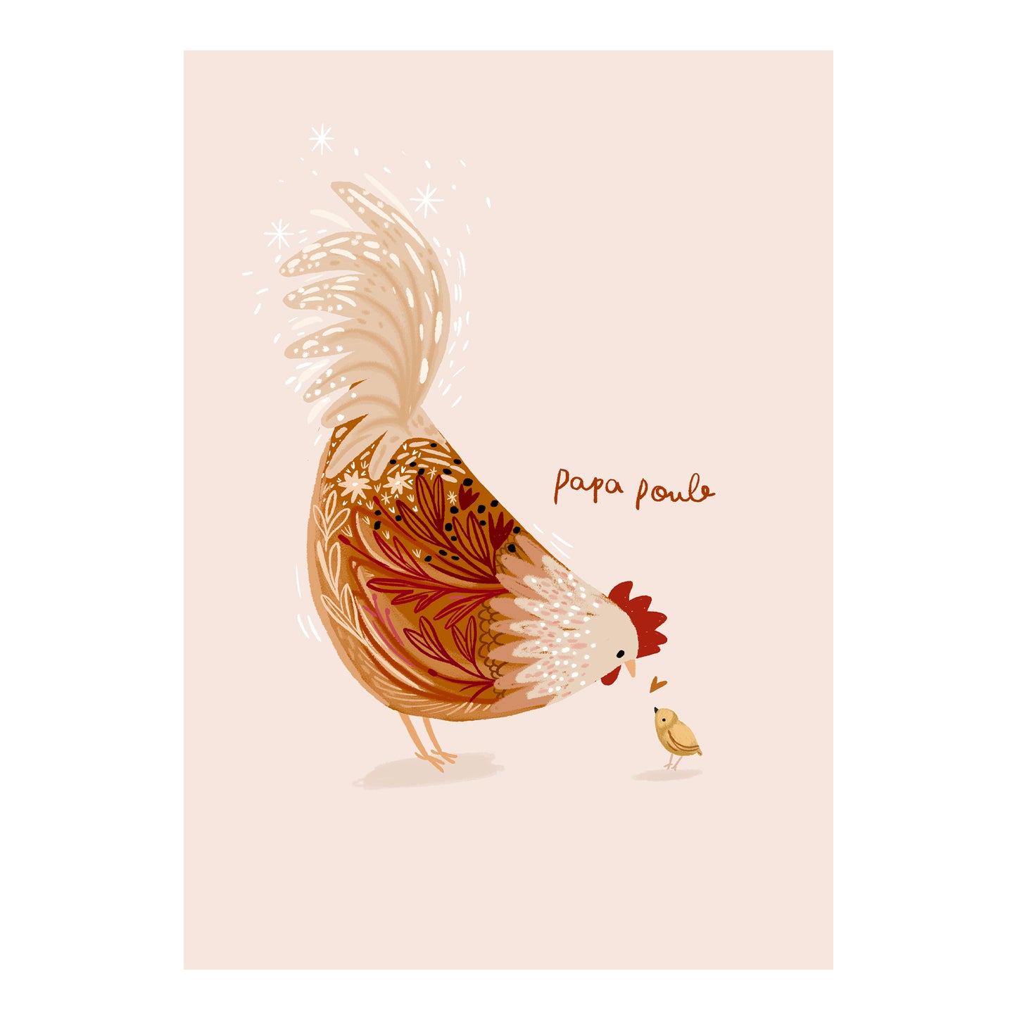 affiche - papa poule