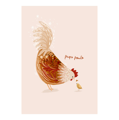 affiche - papa poule